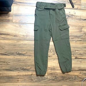 Green cargo pants